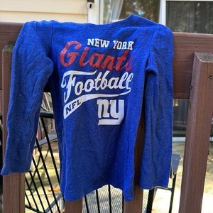 Girls 4t giants long sleeve tee